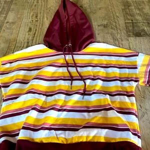 Cropped warm toned sweater